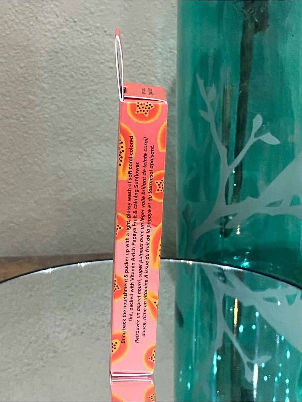Avatara Papaya Pop Tinted Lip Jelly in Soft Coral, new!